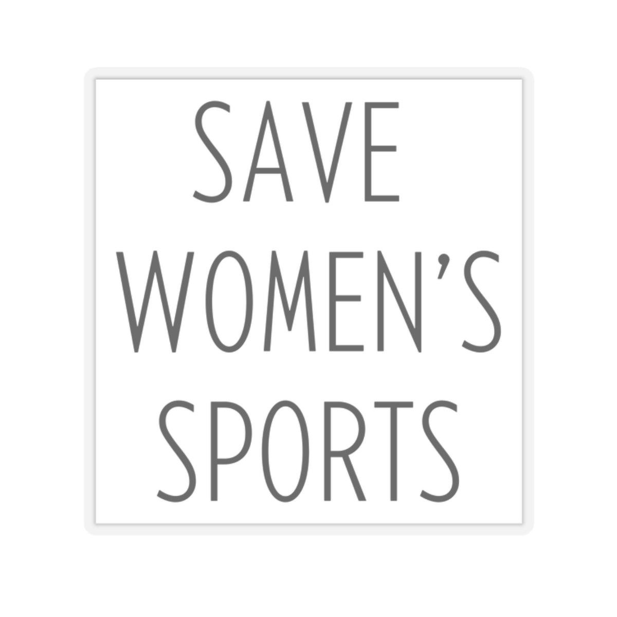 Save Women's Sports - Sticker