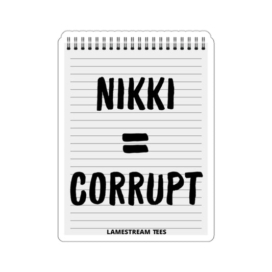 Nikki = Corrupt - Sticker