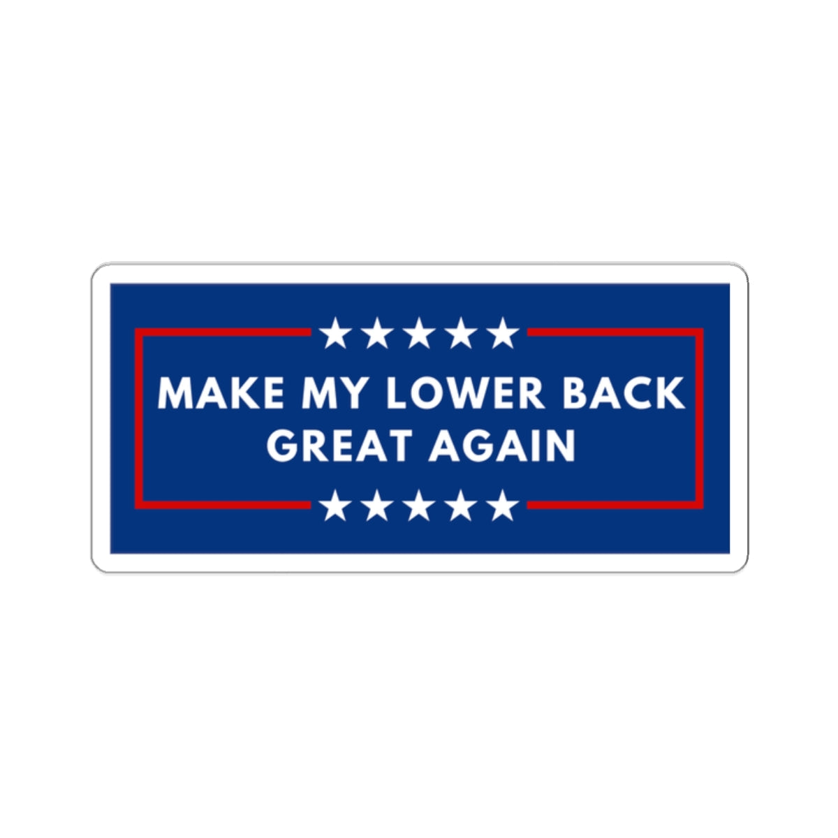 Lower Back - Sticker